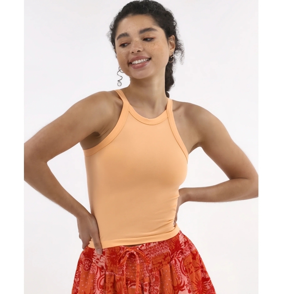 No Boundaries Apricot Tank Top
